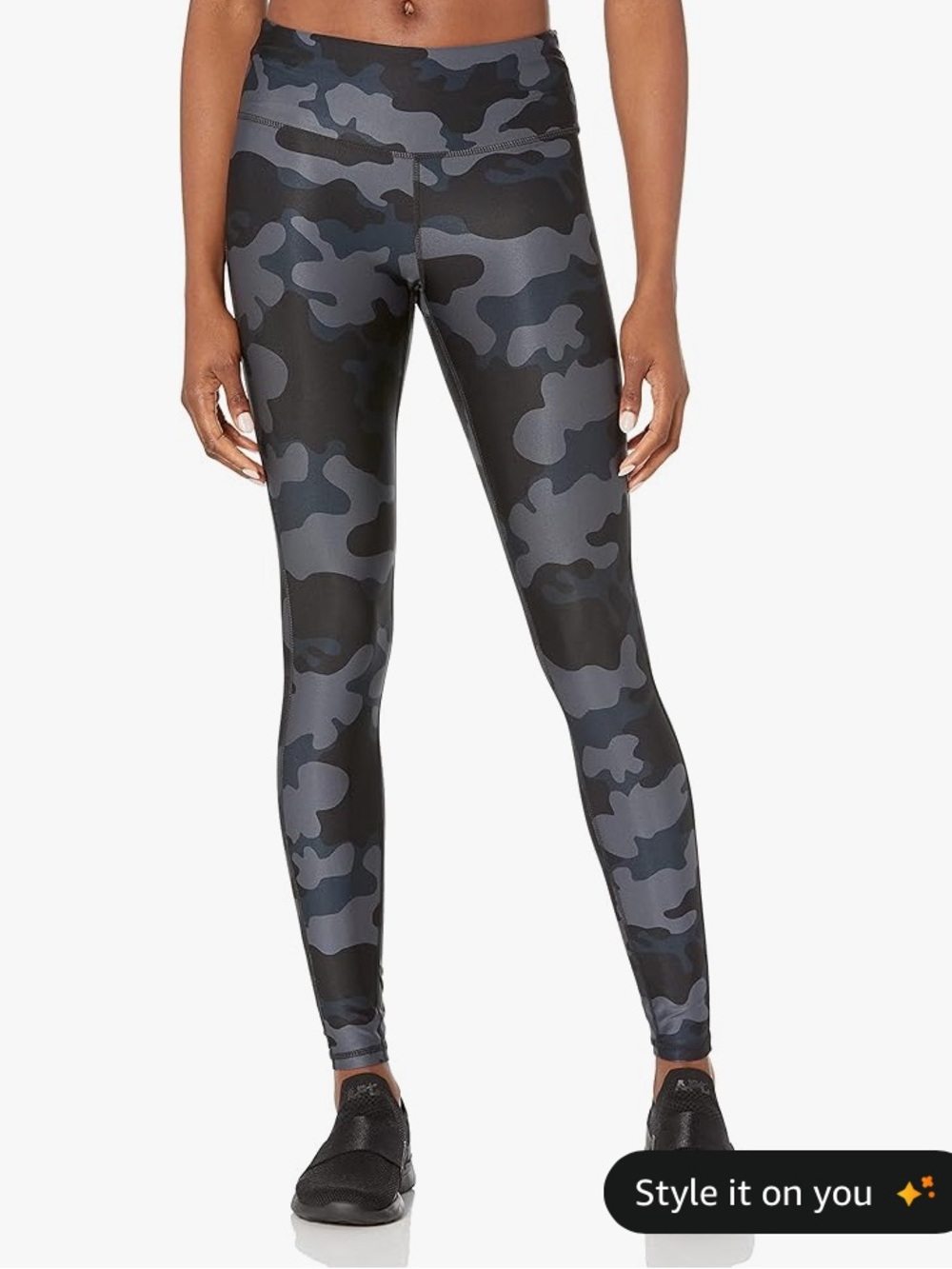 😍NEW Amazon Women's Studio Sculpt Mid-Rise Full-Length Camo Legging S!
